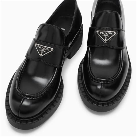 prada chocolate loafer